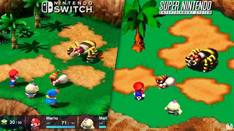 Super Mario RPG Remake Luce Fenomenal Comparado Con El Original De 1996
