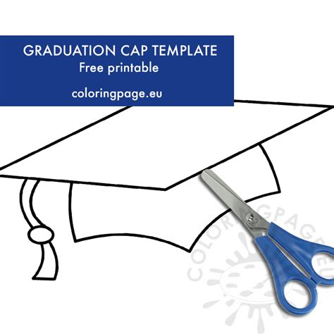 Graduation Cap Template Free Printable