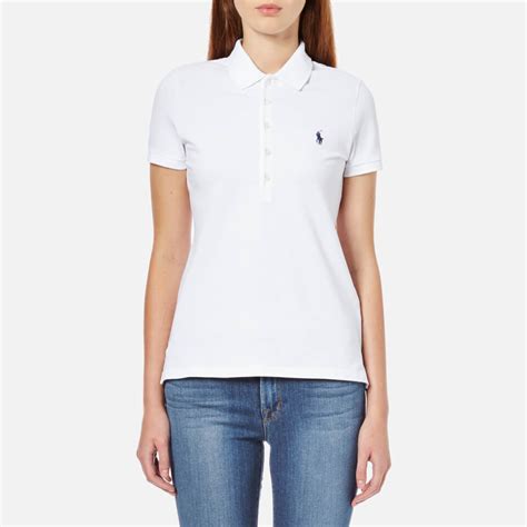 Polo Ralph Lauren Women S Julie Polo Shirt White Free Uk Delivery Over £50