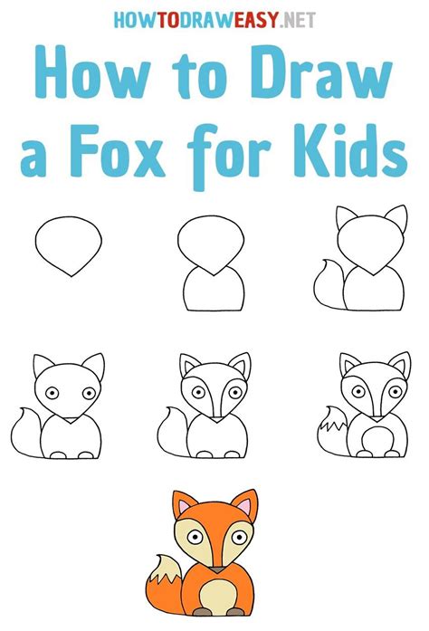 How To Draw A Fox For Kids Artofit