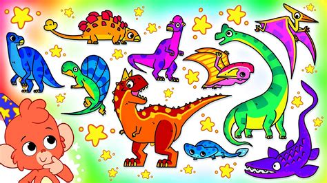 Club Baboo A Lot Of Dinosaurs Learn The Names And Sounds Of Cool