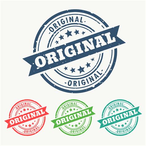 Original Rubber Stamp Set In Grungy Style Download Free Vector Art