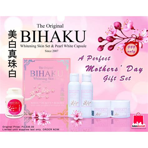 A Perfect Mothers Day T The Original Bihaku Skin Whitening Set The Original Bihaku Pearl