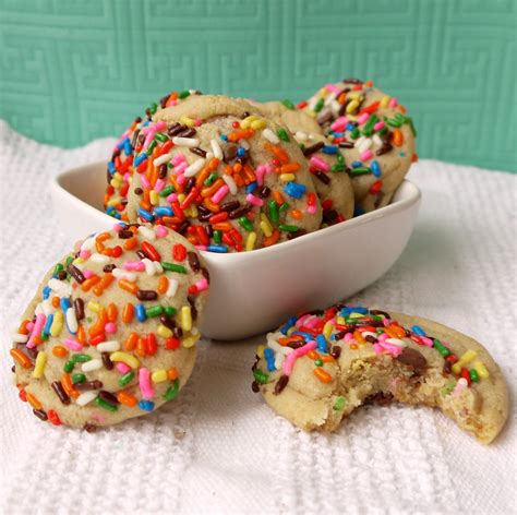 Chocolate Chip Rainbow Cookies