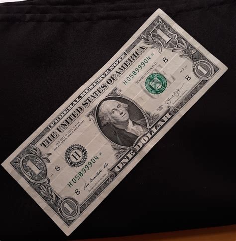 2013 U S One Dollar Bill Star Note Numismatic Paper Etsy