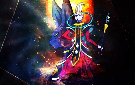 beerus and whis wallpaper by drrzolty on deviantart