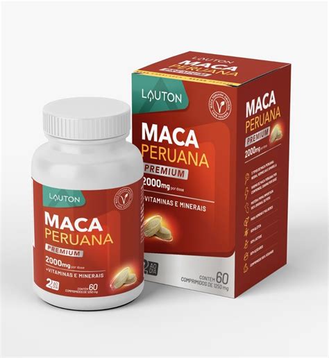 Maca Peruana Premium Mg Comprimidos Lauton Nutrition