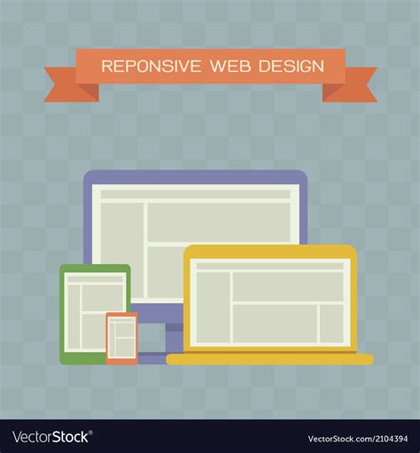 Responsive Web Design Royalty Free Vector Image