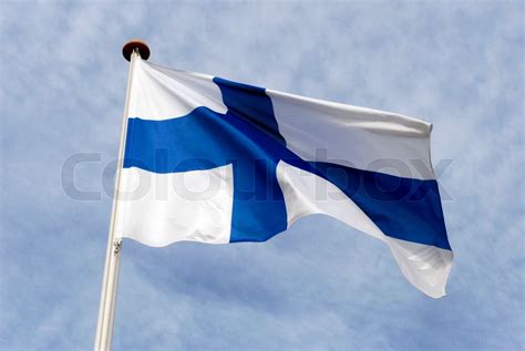 Finnish Flag Stock Image Colourbox