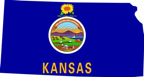 Kansas State Map Outline Kansas Outline Maps And Map Links How Many