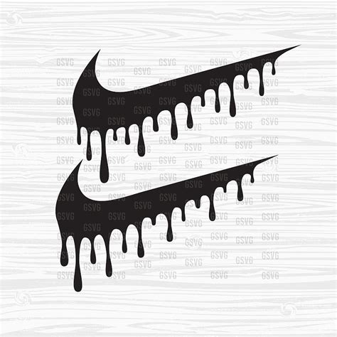 Dripping Nike Svg Nike Drip Svg Just Do It Svg Uk
