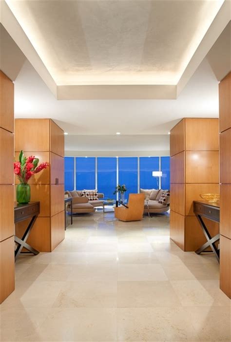 Luxury Ocean Front Living Sunny Isles Beach Contemporary Entry