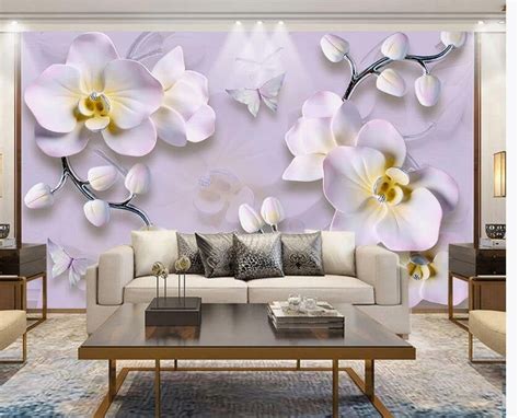 Marble Pattern Wallpaper Mural Wallpapers For Living Room Cafe Etsy