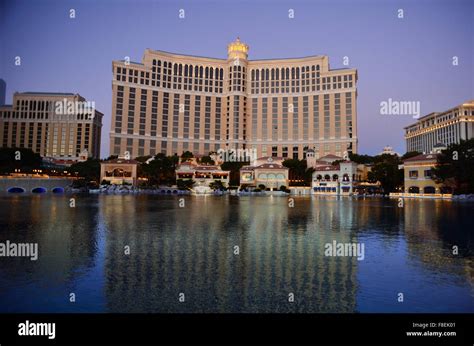 The Bellagio Hotel Las Vegas Nevada Stock Photo Alamy