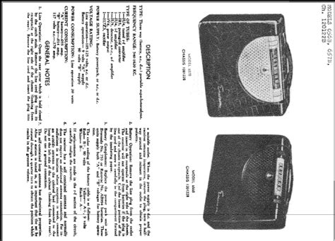 656b Ch 120122b Radio Emerson Radio And Phonograph Corp New York Ny