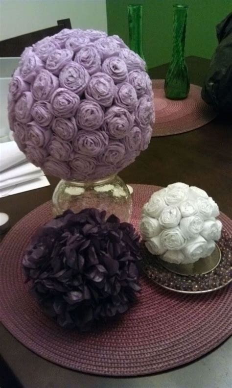 To make a bridal bouquet, start with a bouquet holder and do the steps below. paper flower centerpieces - easy to make and cheap! rose ...
