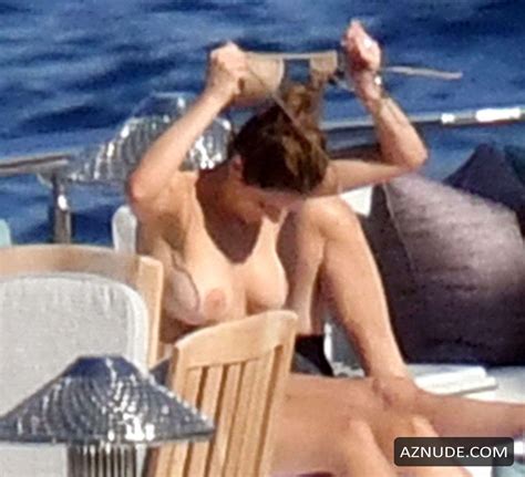 Katharine Mcphee And David Foster Are Tanning It Up On Their Yacht Out