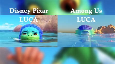 Luca Among Us 3d Luca Disney Pixar 3d Luca Fake Youtube
