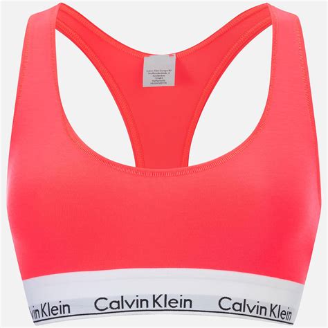 Calvin Klein Women S Modern Cotton Bralette Bright Nectar