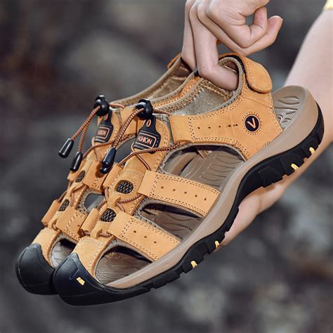 Mens Fashion Casual Waterproof Hiking Sandals Buy 75 Off Wizzgoo