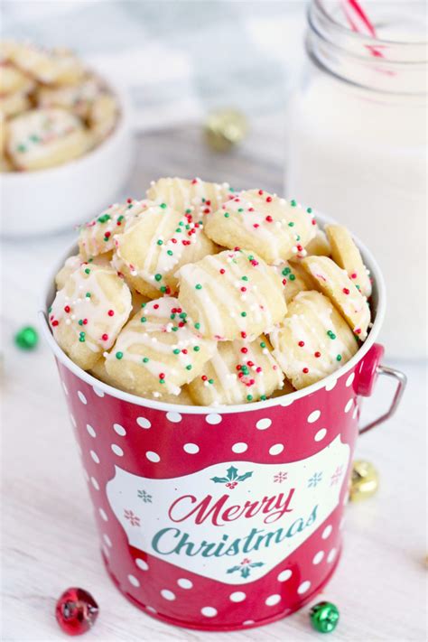 Christmas Sugar Cookie Bites Wishes And Dishes