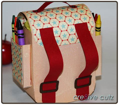 Backpack 3d Paper Craft Project Cre8ive Cutz