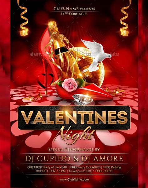 Valentine Flyer Template Free