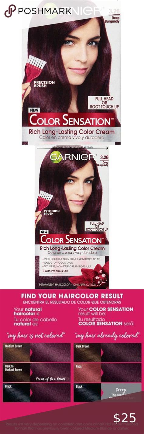 Garnier Color Sensations Deep Burgundy Hair Color Deep Burgundy Hair