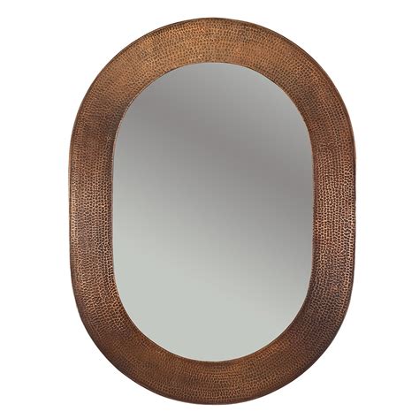 Premier Copper Products 26 In Oil Rubbed Bronze Oval Bathroom Mirror At