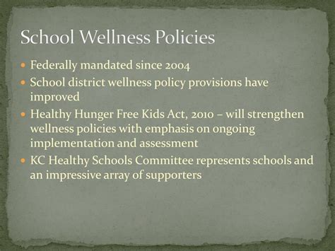 Ppt School Wellness Policies Powerpoint Presentation Free Download