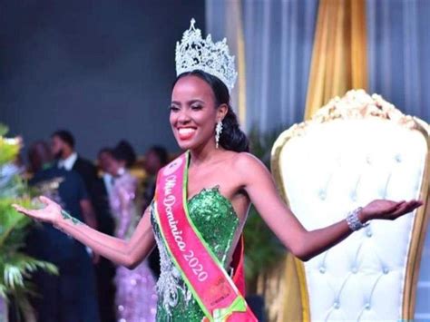 savahnn james crowned miss dominica 2020