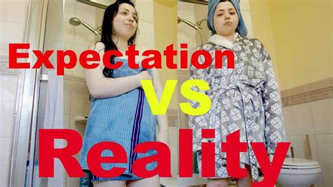 Showering Expectation VS Reality How It Really Is YouTube