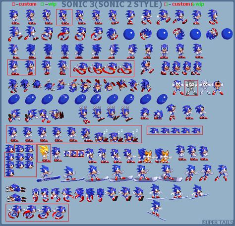 Sonic 3sonic 2 Style Sprite Sheet By Souptaels On Deviantart In 2021