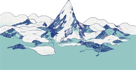 Download Png Free Download Mountains Tumblr Aesthetic Blue Art
