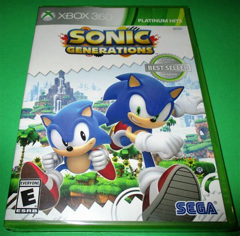 Sonic Generations Xbox 360 Factory Sealed Free Shipping