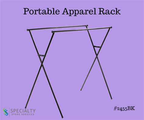 This Portable Apparel Rack Is Great For Portability And Transport Easy