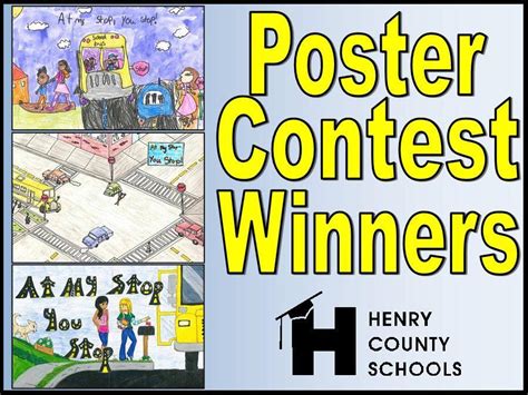 School Bus Safety Poster Contest Winners Announced