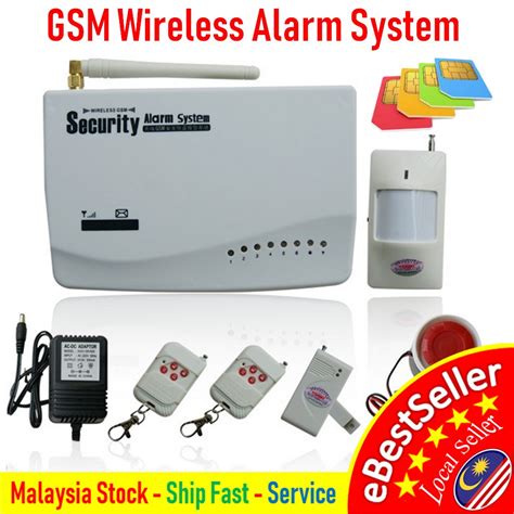 We are the best security alarm system supplier in malaysia. DIY Home GSM SIM Card Wireless Burglar Alarm System Office ...