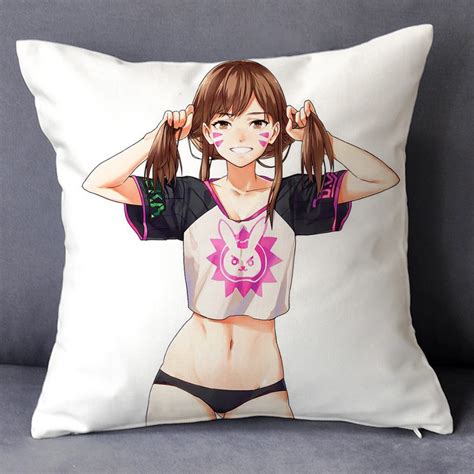 Wow New Overwatches Pillow Cushion Cute Ow Dva Silk Decoration Pillow