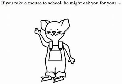 Mouse Cookie Give Coloring Take Pages Story