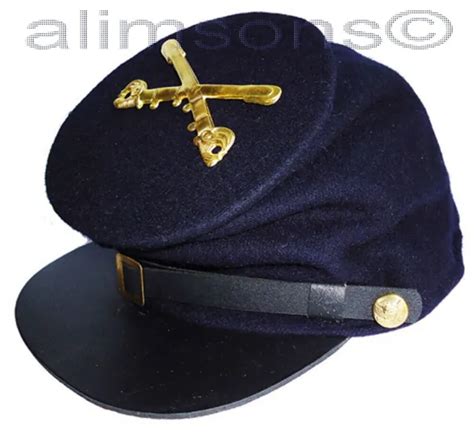 American Civil War Union Enlisted Cavalry Badged Forage Cap Hat All