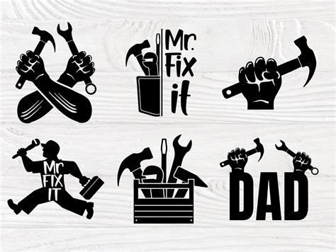 Dad Tools Alphabet Svg Handyman Svg File Happy Father S Day Best T