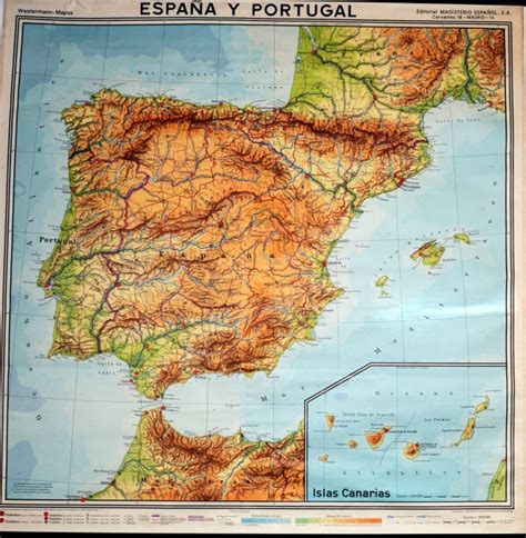 Sintético 99 Foto Mapa Fisico De España Mudo Para Imprimir En A4