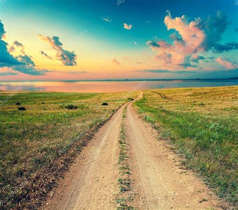 Dirt Road To The Sea Stock Photo By ©vvvita 123365834