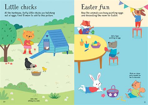 Usborne Books And More Little Stickers Easter
