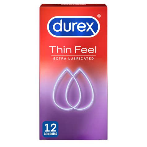 buy durex thin feel extra lubricated 12 chemist direct