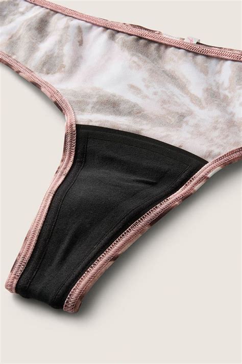 buy victoria s secret pink period panty thong from the victoria s secret uk online shop