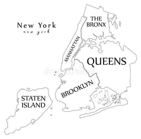 New York City Boroughs Map Interactive Map