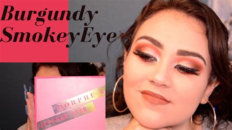 How To Burgundy Smokey Eye Youtube