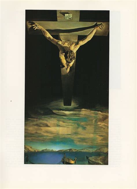 1976 Vintage Salvador Dali Christ Of Saint John Of The Cross Color